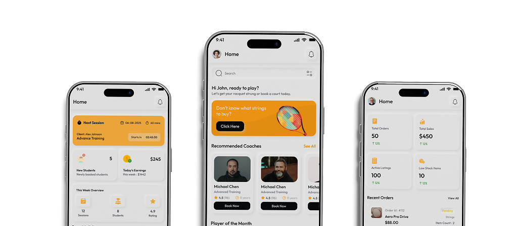 StringEasy App Mockups